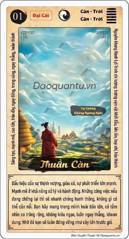 Quẻ 1 Thuần Càn - Chiêm Nghiệm Thiên Cơ - Đạo Quân Tử